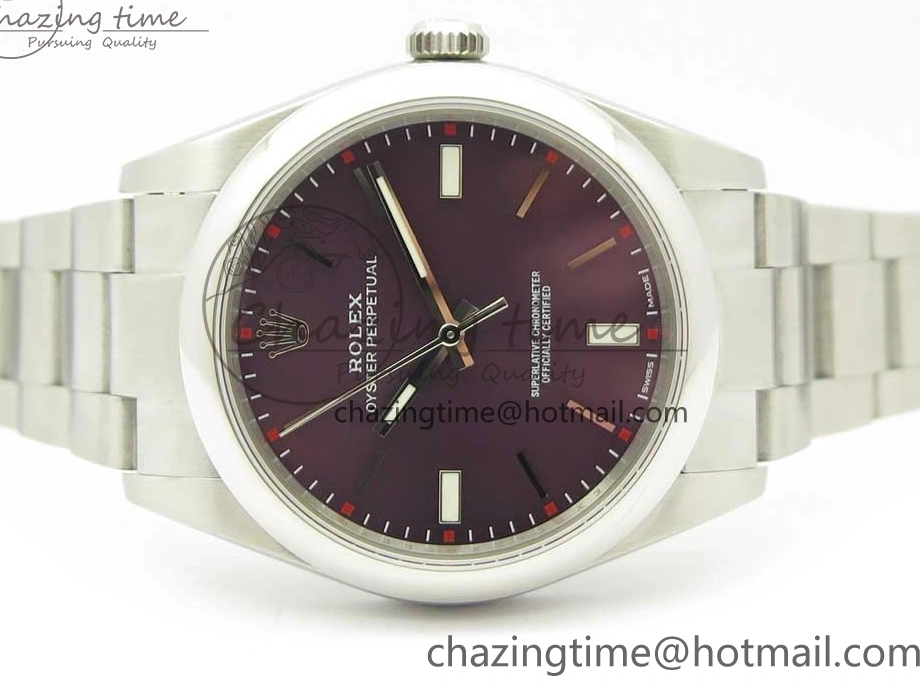 Perpetual A2836 on 1:1 Edition Oyster Bracelet Grape 39mm UBF Best Dial 114300 SS 1128